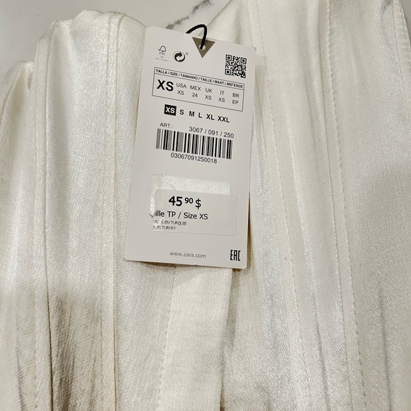 COPY - BRAND NEW Zara white corset top xs - Picture 4 of 4